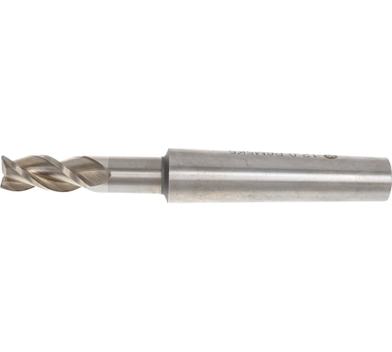 Изображение товара Фреза концевая кх для обработки титана 12х26х119 мм, 3-п, Р6М5К5, КМ2, полир., ГОСТ 23248-78 ИНСТУЛС 00001418892