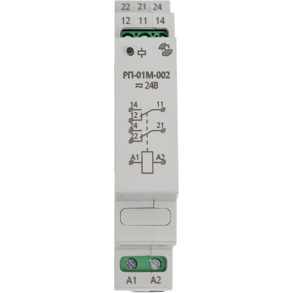 Изображение товара Промежуточное реле РП-01М-002 24В 50Гц модульное IP20 для автоматизации