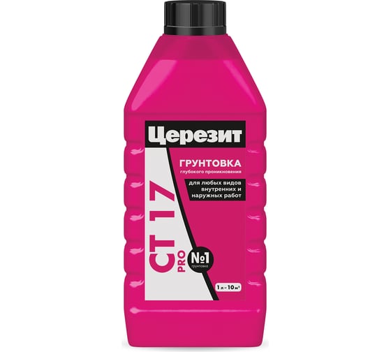 Изображение товара Укрепляющая грунтовка Церезит CT 17 Pro 1 л 2636691