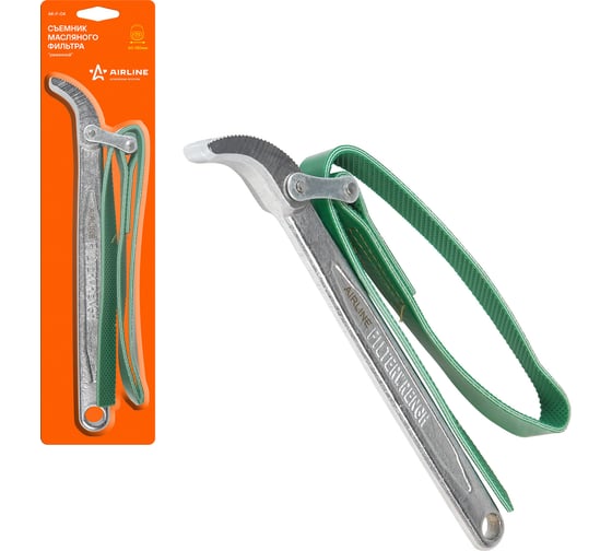 Изображение товара Съемник масляного фильтра AIRLINE ременной, 60-140 мм AK-F-04