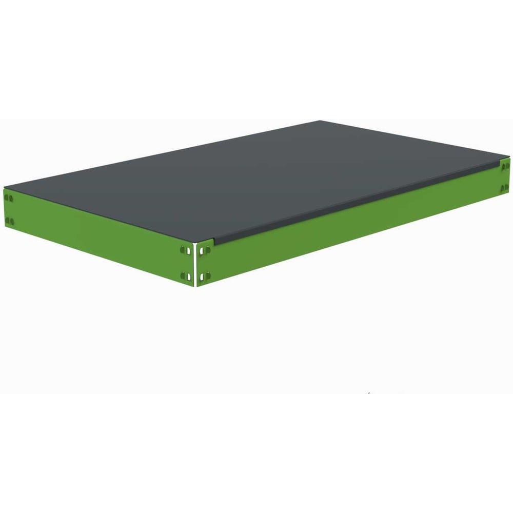 Изображение товара Металлическая полка с комплектом траверс для стеллажей Metalex HARD 1000х600