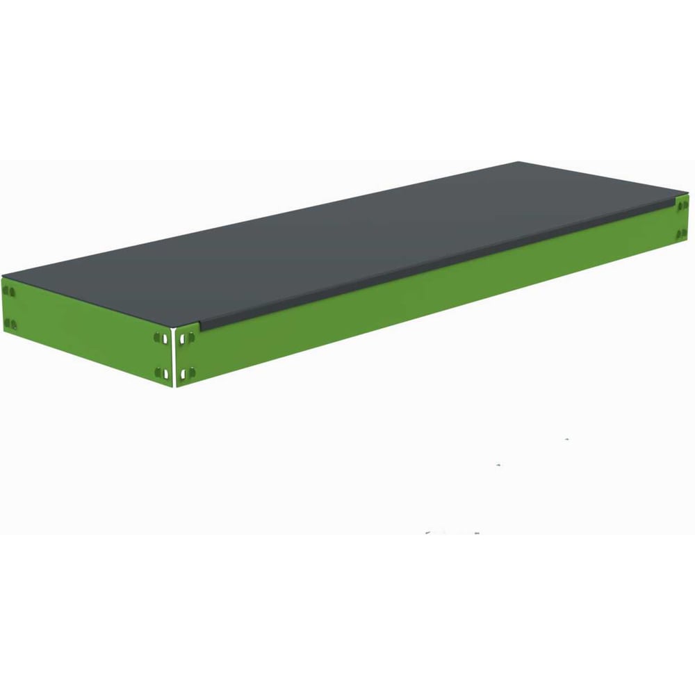 Изображение товара Металлическая полка с комплектом траверс для стеллажей Metalex HARD 1200х400