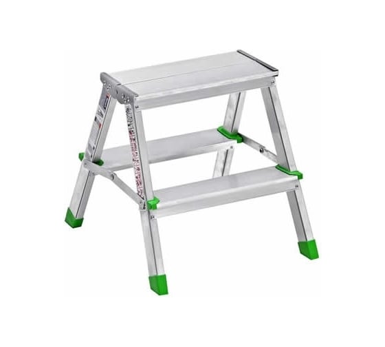 Изображение товара Двусторонняя алюминиевая стремянка Sarayli 2x2 ступени 18190