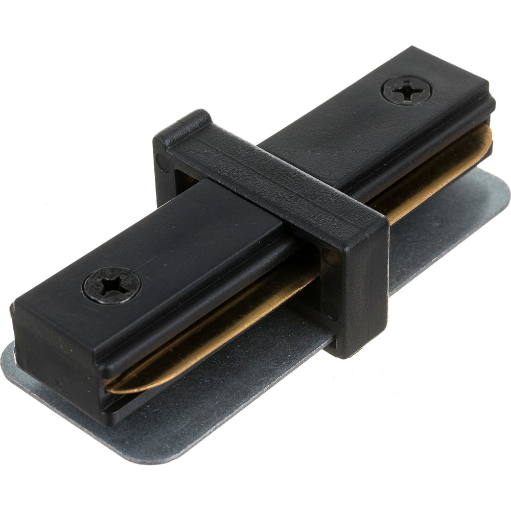 Прямой коннектор для однофазного шинопровода ЭРА, цвет черный Б0054464 TR1PAICBK - фото 1