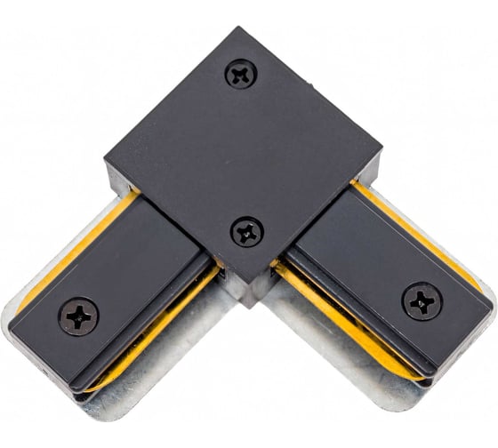 Изображение товара L-образный коннектор ЭРА TR1PALСBK для однофазного шинопровода черный Б0054466