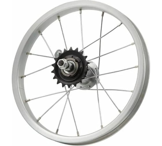 Изображение товара Заднее колесо STG 14", без резины, одностенный алюминиевый обод, 16 отверстий Х47121