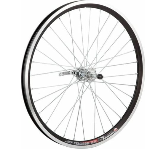 Изображение товара Заднее колесо STG 24", одинарный алюминиевый обод, 32 отверстия, втулка сталь, V-brake, под трещотку, 7 скоростей Х82333