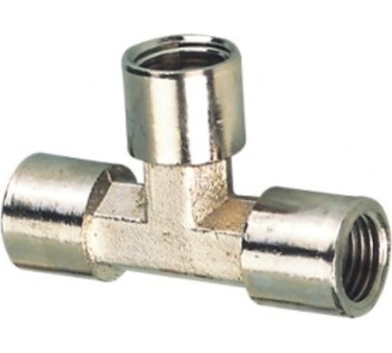 Изображение товара Тройник резьба 1/4"FFF Pegas pneumatic 3803