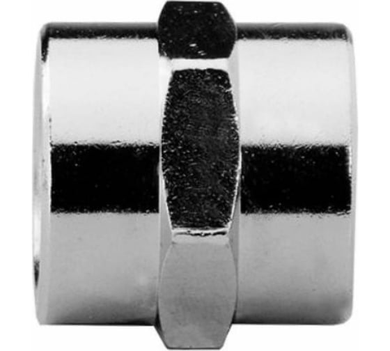 Изображение товара Двусторонняя резьба муфта внутренняя 1/4" Pegas pneumatic 4102