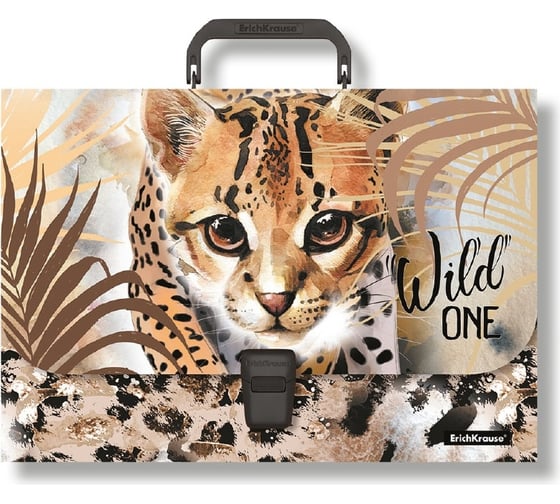 Изображение товара Пластиковый портфель ErichKrause Wild Cat A4 48735