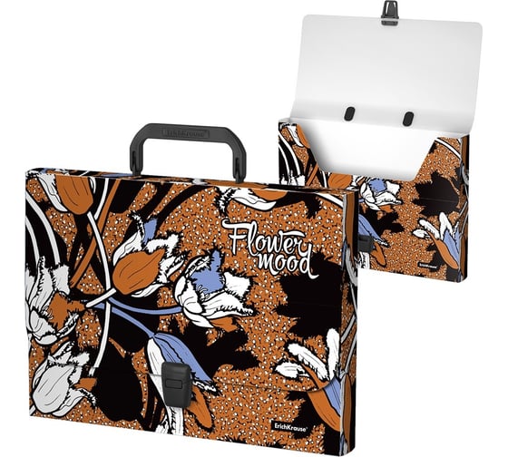 Изображение товара Пластиковый портфель ErichKrause Tulips A4 54102