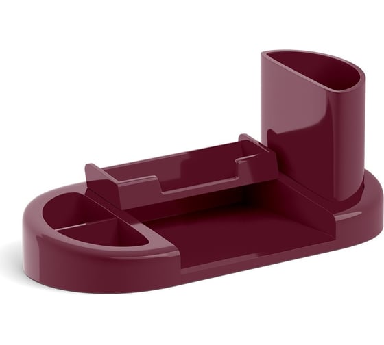 Изображение товара Настольная пластиковая подставка ErichKrause Harmony Marsala рубиновый 55802