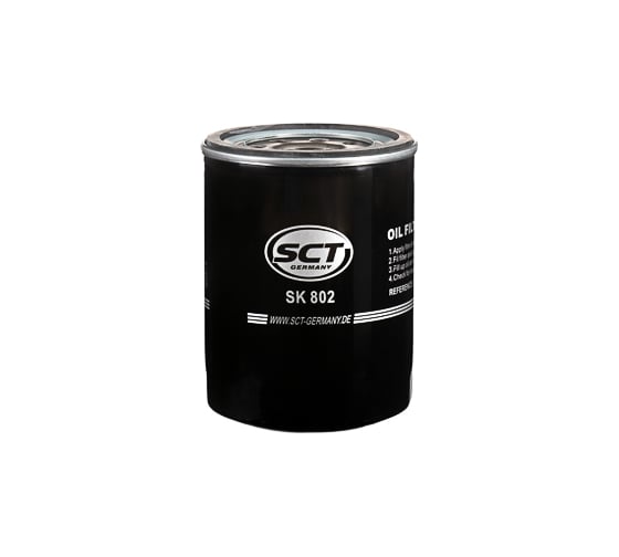Изображение товара Масляный фильтр DAIHATSU/FORD/HONDA/ISUZU/MAZDA/MITSUBISHI/OPEL/SUZUKI/VAUXHALL SCT SK802