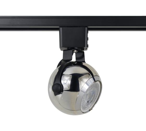 Изображение товара Однофазный трековый светильник ЭРА TR35 GU10 CH MR16 хром под лампу Б0053298