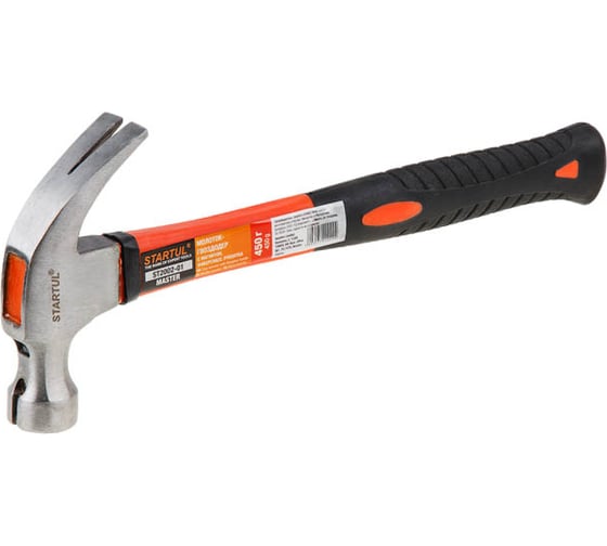 Изображение товара Молоток-гвоздодер 0,45 кг STARTUL Master ST2002-01