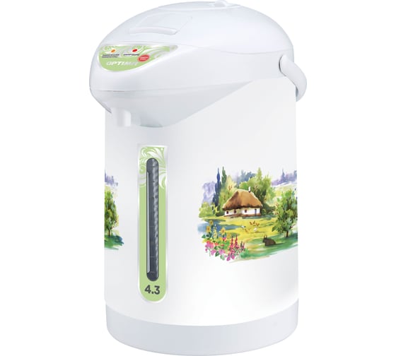Изображение товара Поттер Optima AP-433R / 4.3л 3 сп. нал. воды бак из нерж.стали белый пластик 800Вт / 2000570