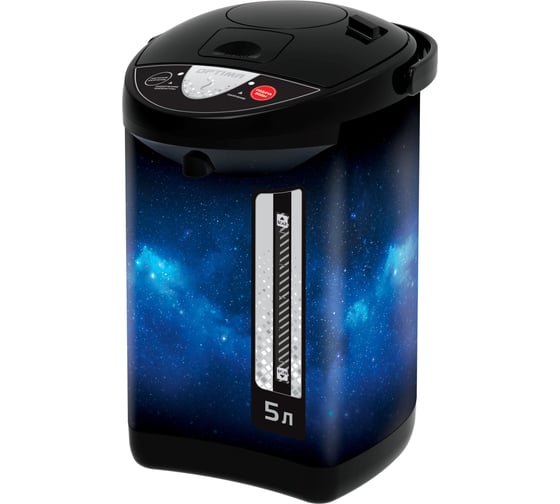 Изображение товара Поттер Optima AP-503S / 5.0л 3 сп. нал. воды бак из нерж.стали черн. пластик космос 900Вт / 2000571