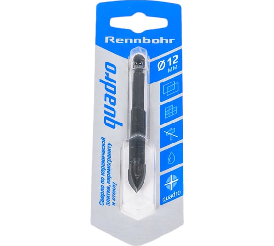 Изображение товара Сверло по керамике Quadro 12 мм RENNBOHR 676112