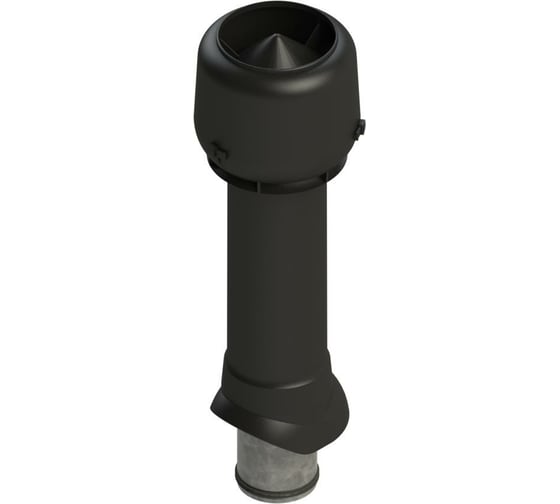 Изображение товара Вентиляционный выход Татполимер ТР-85.125/160/700 (с утеплителем; черный) 29321