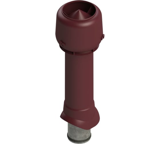 Изображение товара Вентиляционный выход Татполимер ТР-85Е.125/160/700 (с вентилятором; красный) 29325