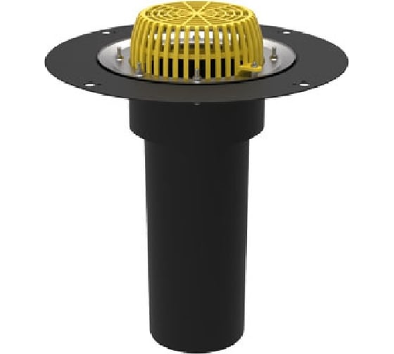 Изображение товара Кровельная воронка Татполимер  160х450 мм с металлическим фланцем ТП-01.160/4 23744