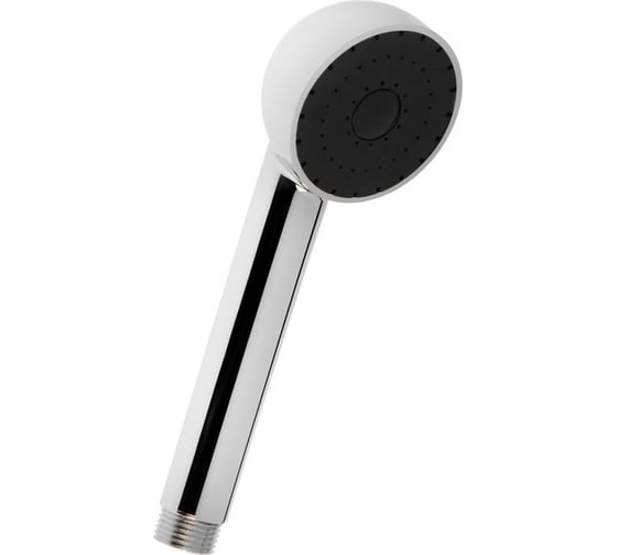 Изображение товара Душевая лейка Zein Z0210, пластик, 1 режим, хром с черной вставкой 7182303