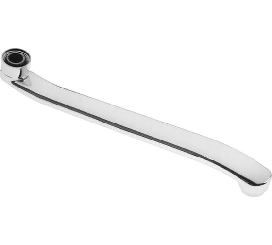 Изображение товара Излив для смесителя Zein изогнутый, нержавеющая сталь, 30 см, аэратор пластик 5149020