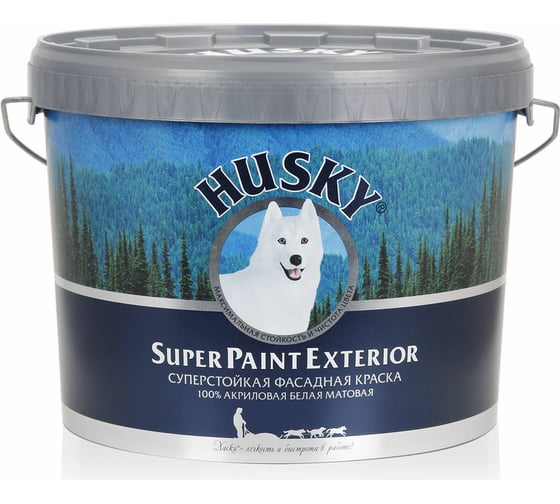 Изображение товара Краска фасадная HUSKY SUPER PAINT EXTERIOR 10 л 20758