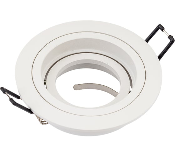 Изображение товара Встраиваемый алюминиевый светильник ЭРА KL84 WH MR16/GU5.3 белый Б0054346