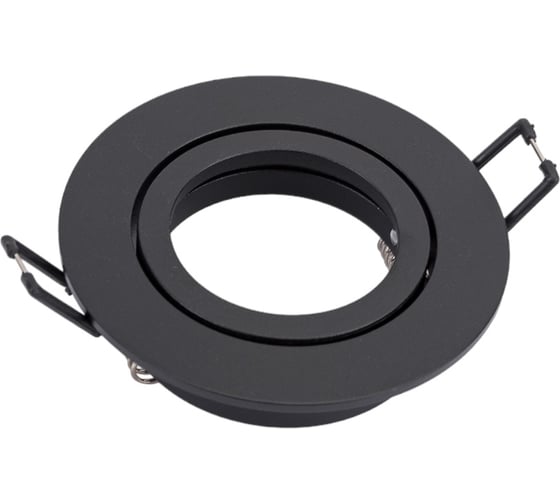 Изображение товара Встраиваемый алюминиевый светильник ЭРА KL86 BK MR16/GU5.3 черный Б0054351