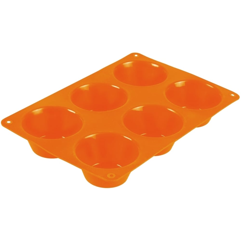Форма для выпечки TALLER форма силиконовая для выпечки доляна чемпион 12 ячеек 24×16×2 см оранжевый