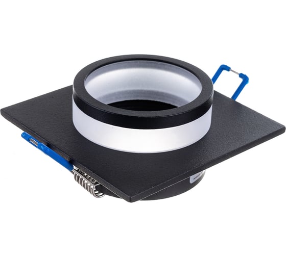 Изображение товара Встраиваемый алюминиевый светильник ЭРА KL88 BK MR16/GU5.3 черный Б0054355