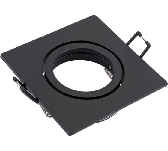 Изображение товара Встраиваемый алюминиевый светильник ЭРА KL87 BK MR16/GU5.3 черный Б0054353