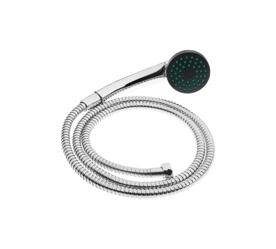 Изображение товара Набор для душа Zein Z0101, шланг 150 см, гайки металл, лейка 1 режим 5149043
