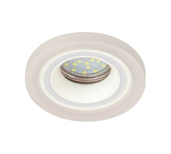 Изображение товара Встраиваемый декоративный светильник ЭРА DK90 WH MR16/GU5.3 белый Б0054358