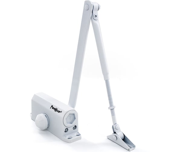 Изображение товара Дверной доводчик РемоКолор 40-60 кг, белый 41-5-016