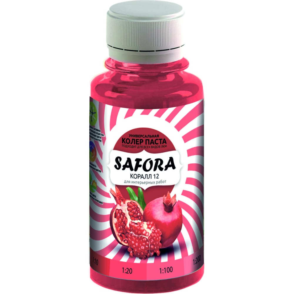 Колеровочная паста SAFORA защита от плесени safora