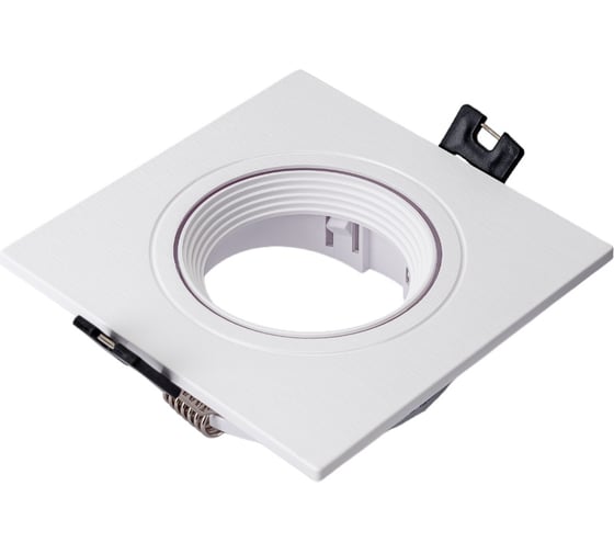 Изображение товара Встраиваемый декоративный светильник ЭРА KL921 WH MR16/GU5.3 белый, пластиковый Б0054374