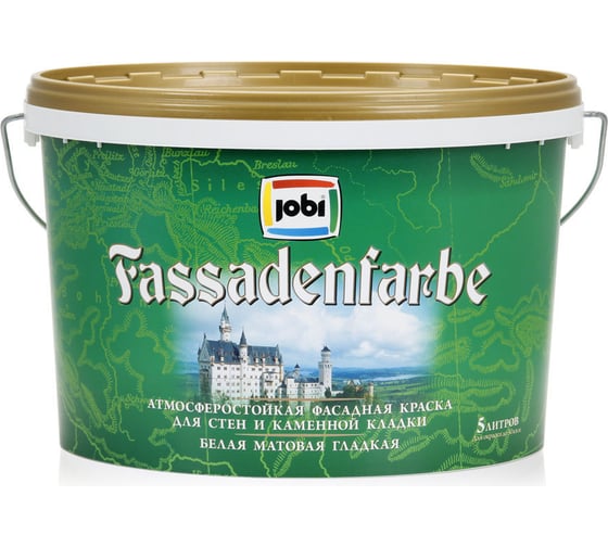 Изображение товара Краска JOBI фасадная FASSADENFARBE 5л 10517