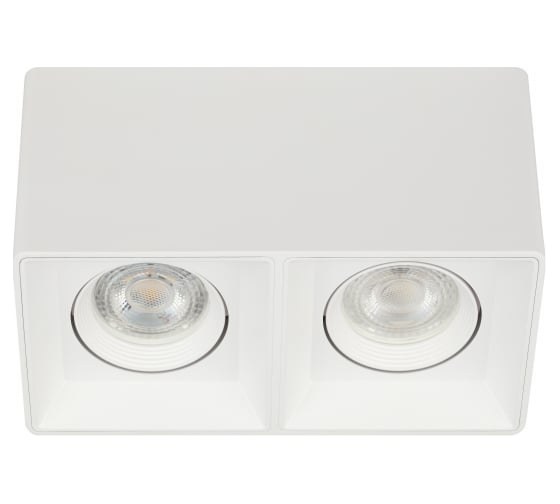 Изображение товара Настенно-потолочный светильник спот ЭРА OL242 WH MR16/GU5.3, белый, поворотный Б0054382