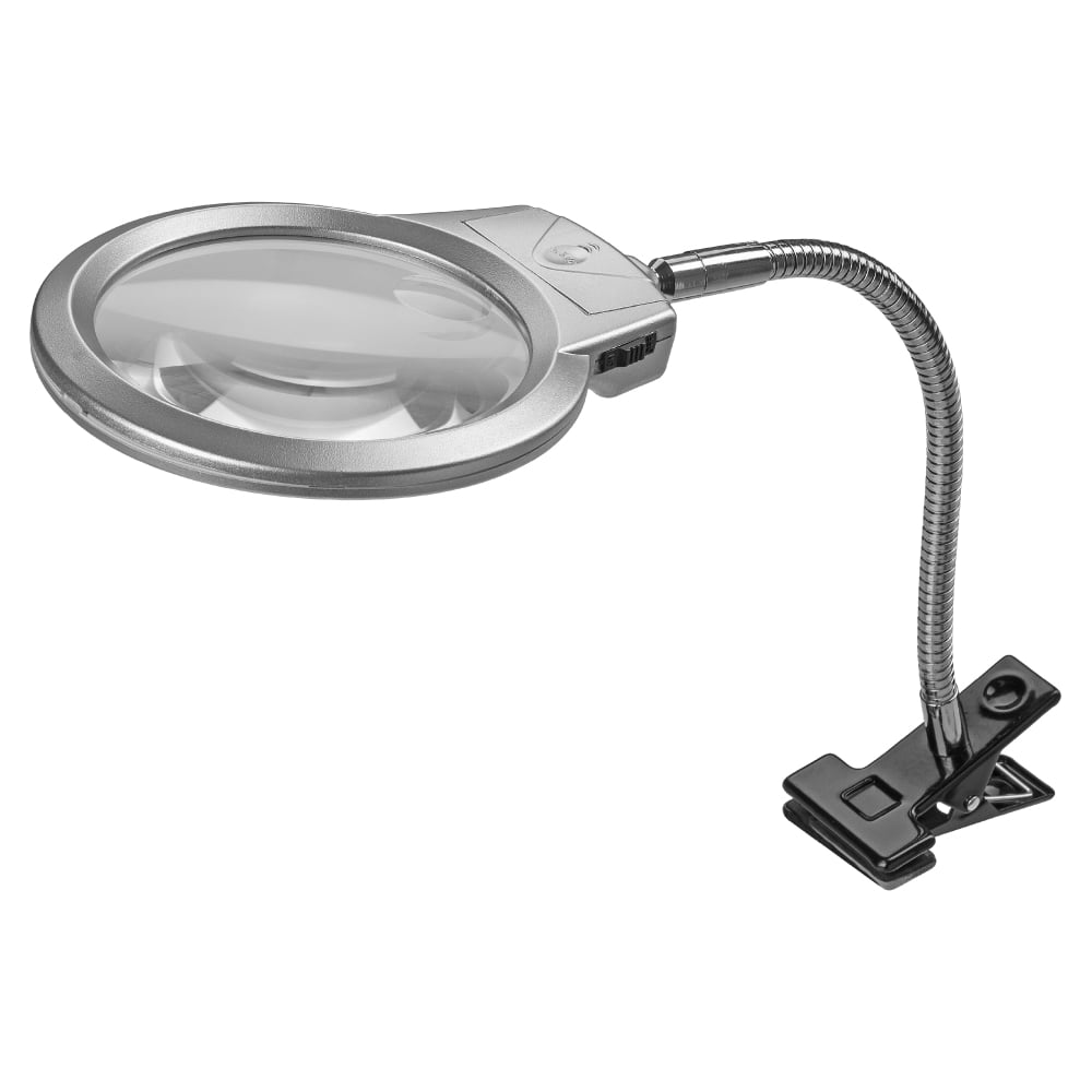 Изображение товара Настольная круглая лупа TDM ELECTRIC d 105 мм 2/5-кратное увеличение LED подсветка