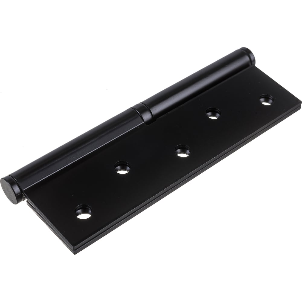 Изображение товара Дверные петли НОРА-М 750-5", цвет черный правая 125x75x2.5, 1 шт. 18488