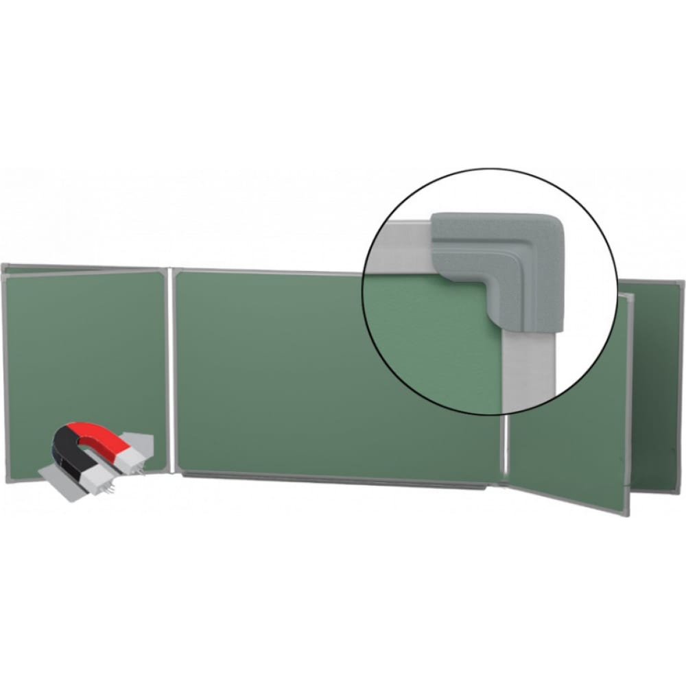 Пятиэлементная магнитно-меловая доска BoardSYS доска на холодильник магнитно меловая 42 х 30 см brauberg с мелками магнит и салфетка
