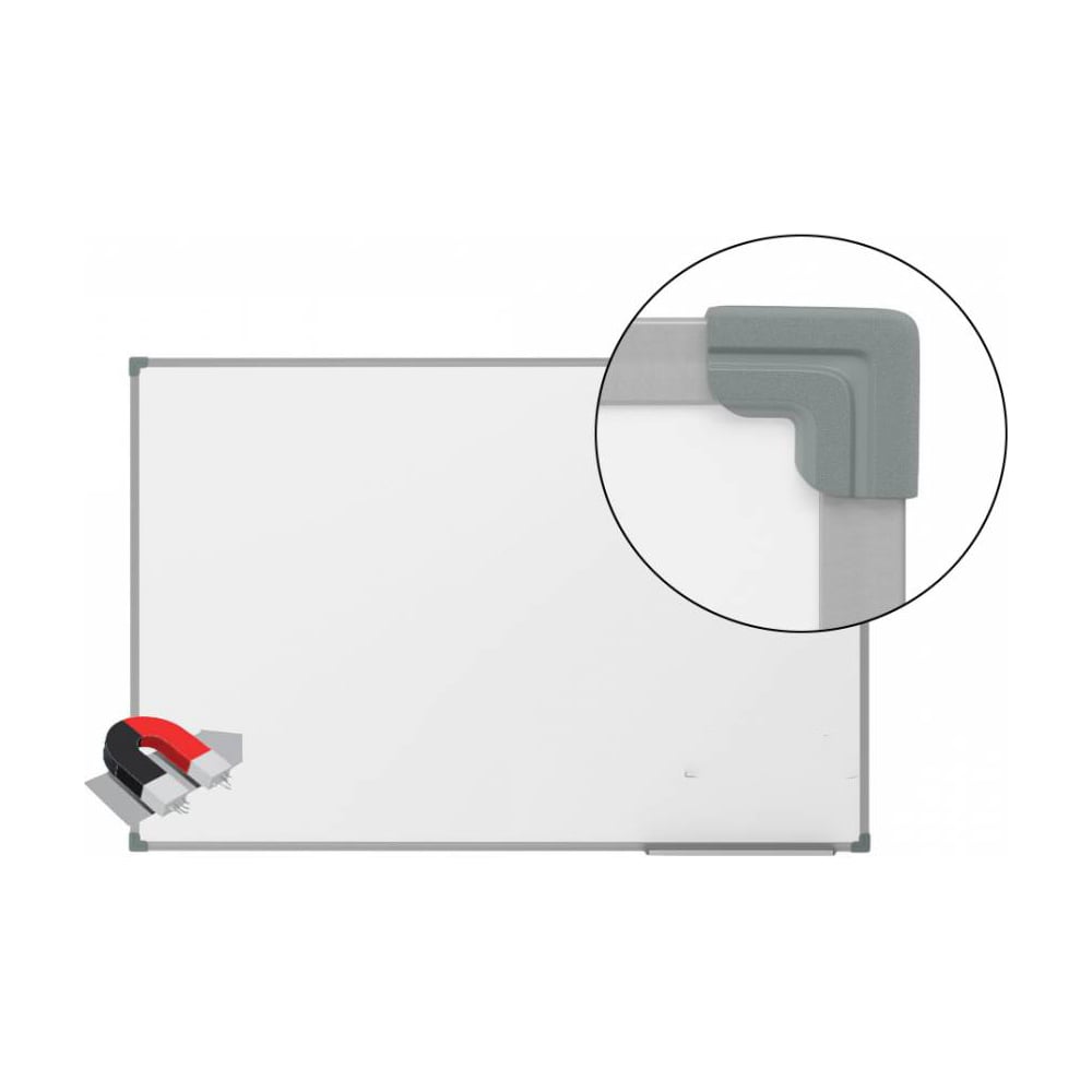 Изображение товара Магнитно-маркерная доска BoardSYS 100x170 см с антибликовым покрытием