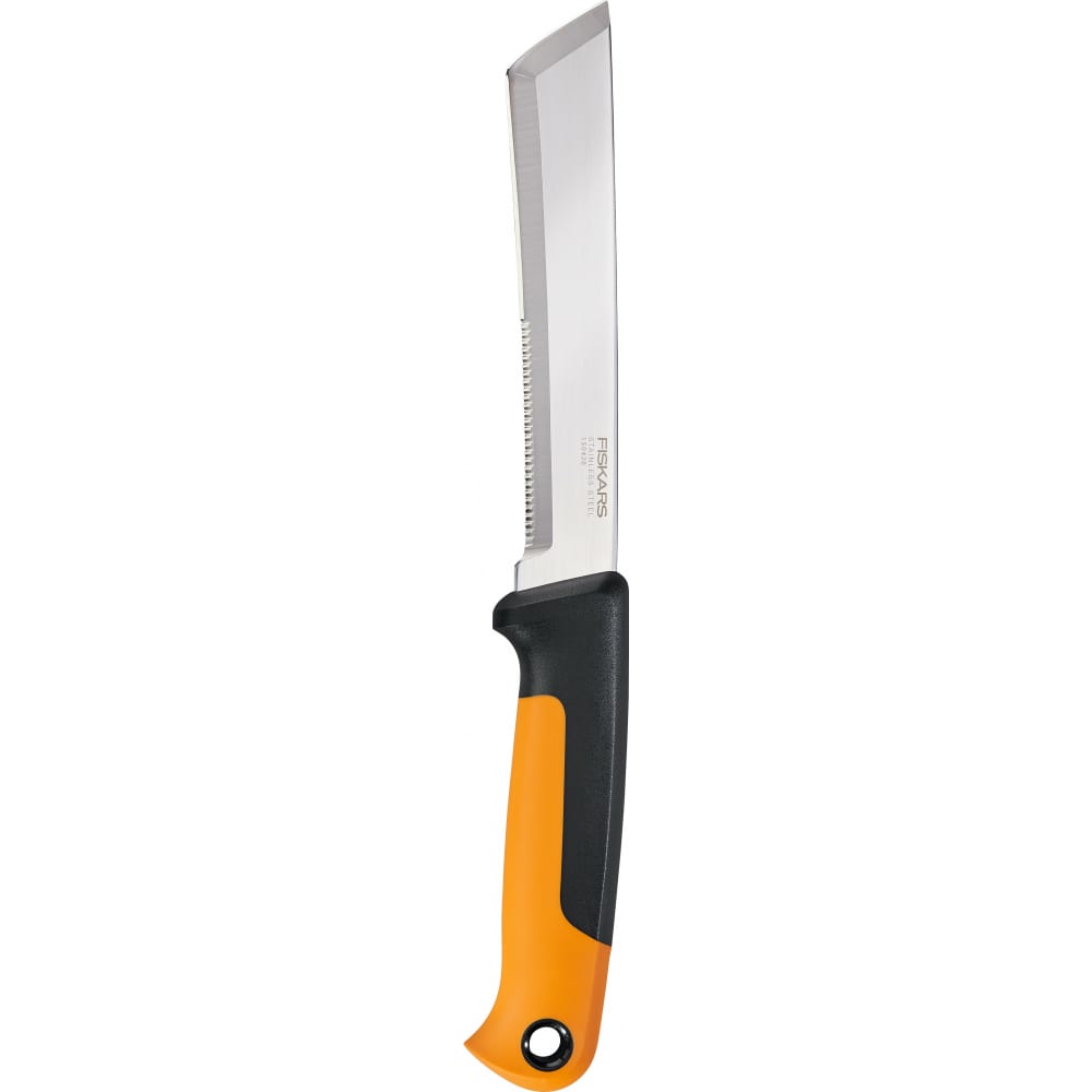 Садовый нож Fiskars нож садовый 10 см прививочный с пластиковой ручкой