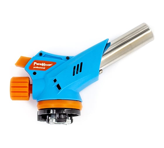 Изображение товара Горелка Ремоколор газовая на бутановый баллон, пьезоподжиг,, 105x140мм, 73-0-009