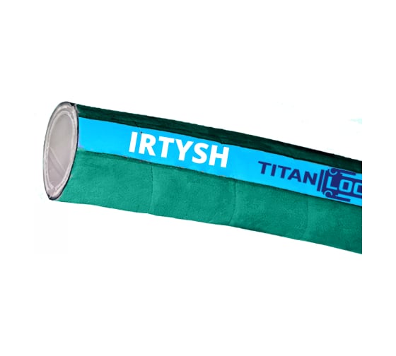 Изображение товара Химостойкий рукав TITAN LOCK «IRTYSH» внутренний диаметр 32 мм, -40C, 16Бар, EPDM, напорно-всасывающий, 10 метров TL032IR_10