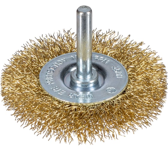 Изображение товара Щетка дисковая № 841 38 мм, хв-к 6 мм для дрелей Профоснастка 20212041