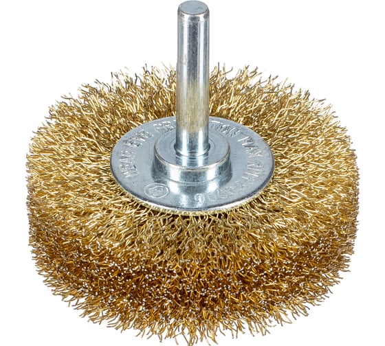 Изображение товара Щетка дисковая № 860 70 мм, хв-к 6 мм для дрелей, 20 шт. Профоснастка 20212060