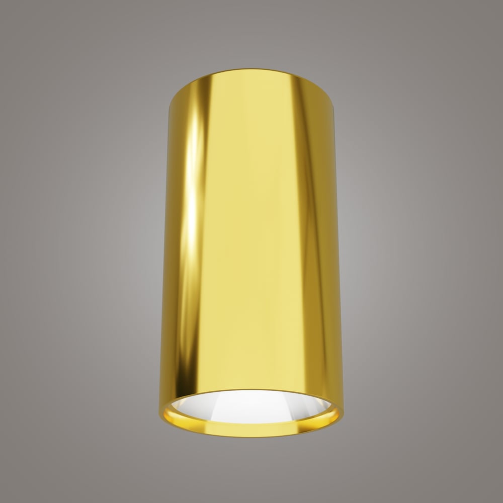 светильник светодиодный дпб 3203 18 вт ip54 накладной круг золотой Накладной светильник RITTER
